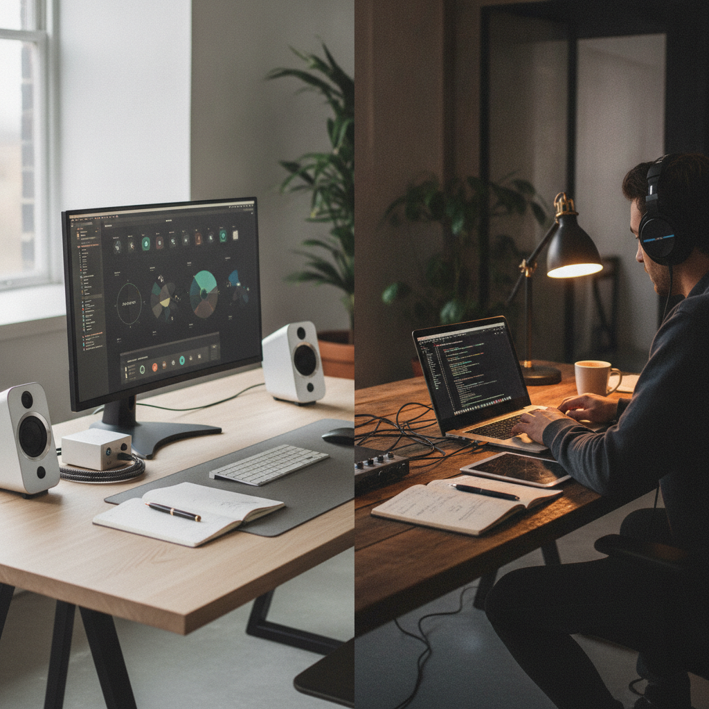 Desk Speakers vs Headphones: Audio Setups for Different Work Styles